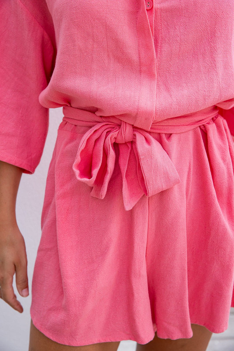 The Solana Playsuit - Salmon