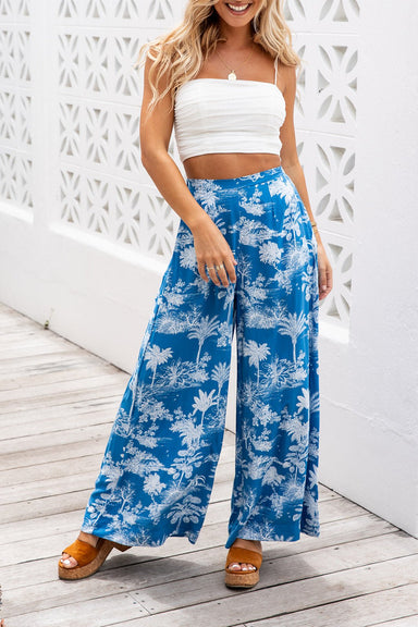 The Stella Pants - Seaside Blue - Sparrow & Finch Boutique