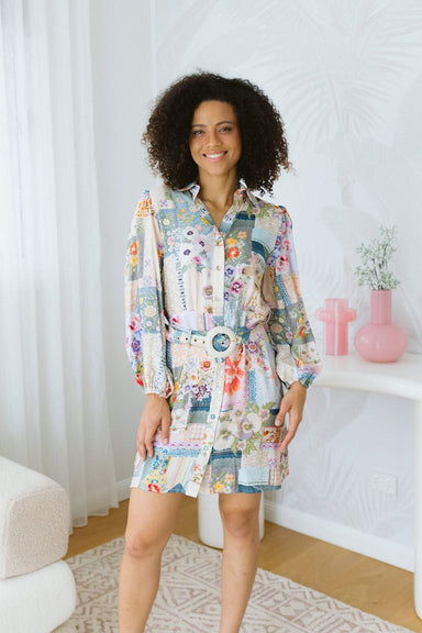 The Thea Dress - Vintage Petals - Sparrow & Finch Boutique