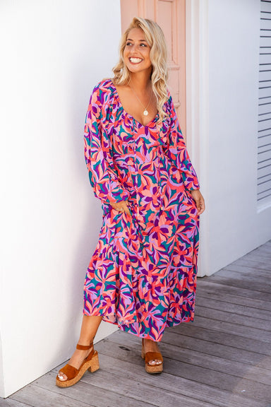 The Tilly Dress - Purple Haze - Sparrow & Finch Boutique