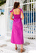 The Tula Dress - Magenta - Sparrow & Finch Boutique