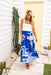 The Vesta Dress - Blue Horizon - Sparrow & Finch Boutique