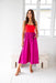 The Vesta Dress - Fuchsia - Sparrow & Finch Boutique