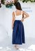 The Vesta Dress - Navy - Sparrow & Finch Boutique