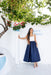 The Vesta Dress - Navy - Sparrow & Finch Boutique