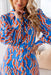 The Xanthe Dress - Blue Tiger - Sparrow & Finch Boutique