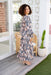 The Xanthe Dress - Pink Tiger - Sparrow & Finch Boutique