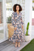 The Xanthe Dress - Pink Tiger - Sparrow & Finch Boutique