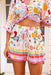 The Yasmin Shorts - Mediterranean Dusk - Sparrow & Finch Boutique
