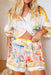 The Yasmin Shorts - Sunset Shoals - Sparrow & Finch Boutique