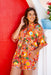 The Yasmin Shorts - Sunset Tropics - Sparrow & Finch Boutique