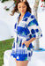 The Zaya Playsuit - Paros Blue - Sparrow & Finch Boutique
