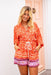 The Zaya Playsuit - Sweet Tangerine - Sparrow & Finch Boutique