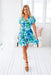 The Zia Dress - Bondi Blue - Sparrow & Finch Boutique