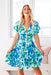The Zia Dress - Bondi Blue - Sparrow & Finch Boutique