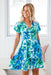 The Zia Dress - Bondi Blue - Sparrow & Finch Boutique