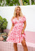The Zia Dress - Floral Carmine - Sparrow & Finch Boutique