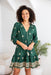 The Zola Dress - Emerald Majesta - Sparrow & Finch Boutique
