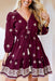 The Zola Dress - Ruby Majesta - Sparrow & Finch Boutique