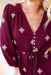 The Zola Dress - Ruby Majesta - Sparrow & Finch Boutique