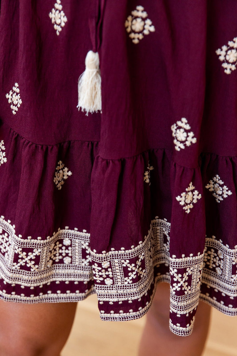 The Zola Dress - Ruby Majesta