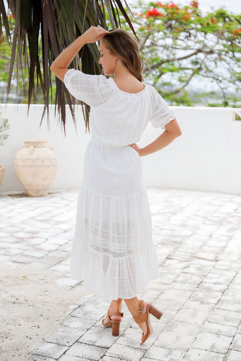 The Paloma Dress - White