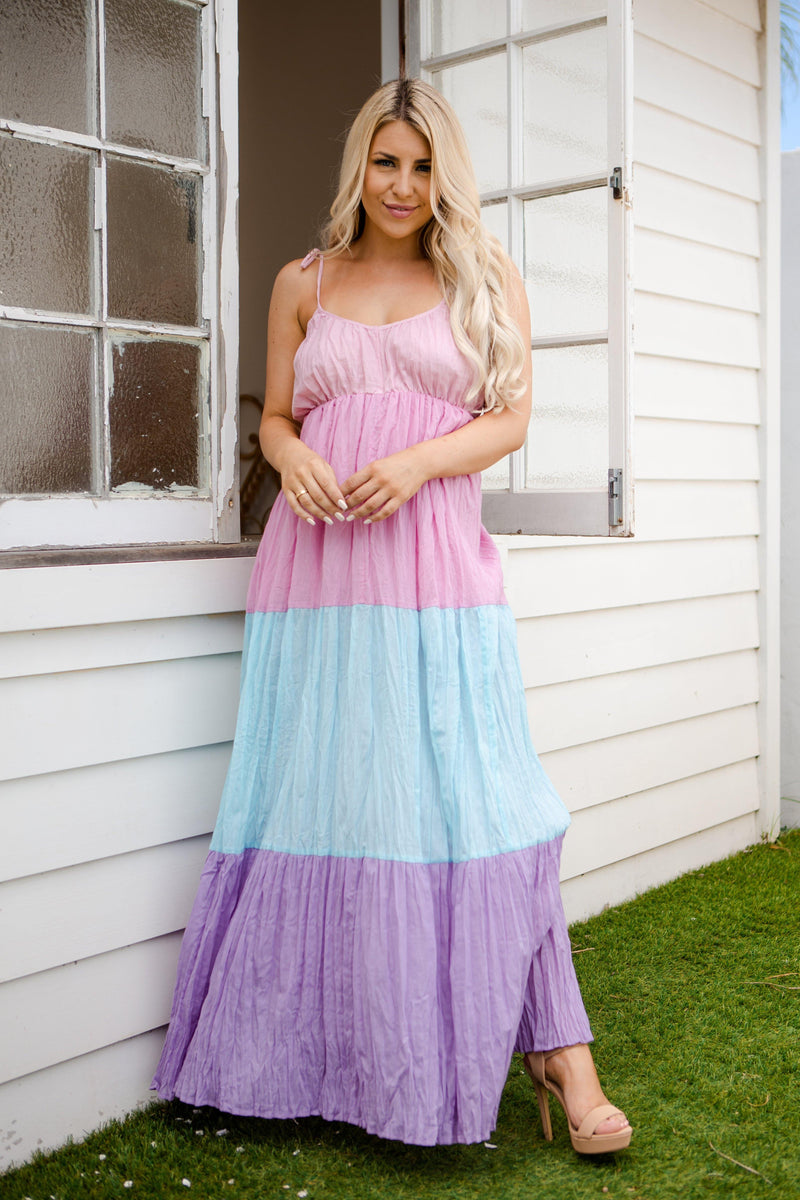 The Heidi Dress - Pink Ombre