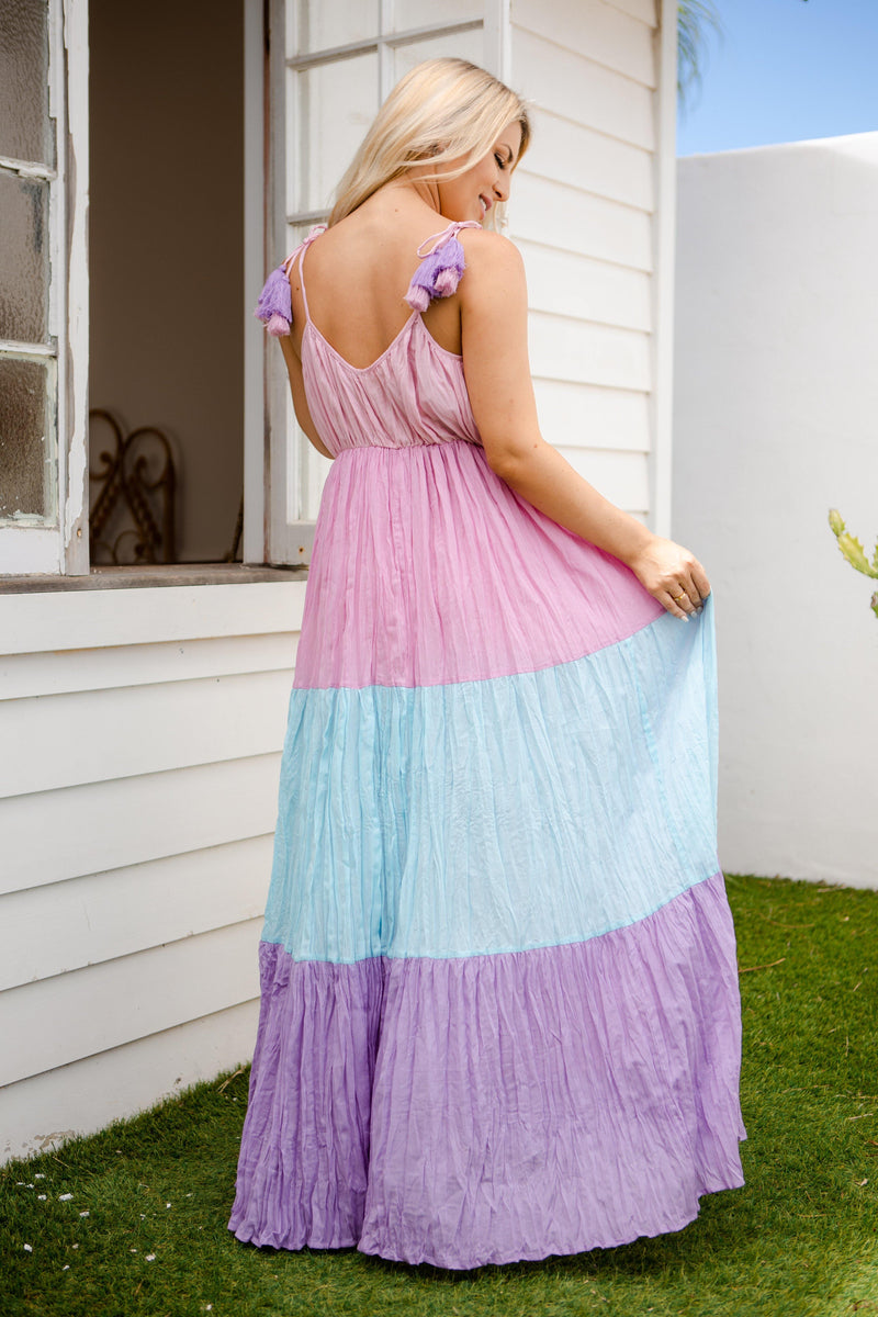 The Heidi Dress - Pink Ombre