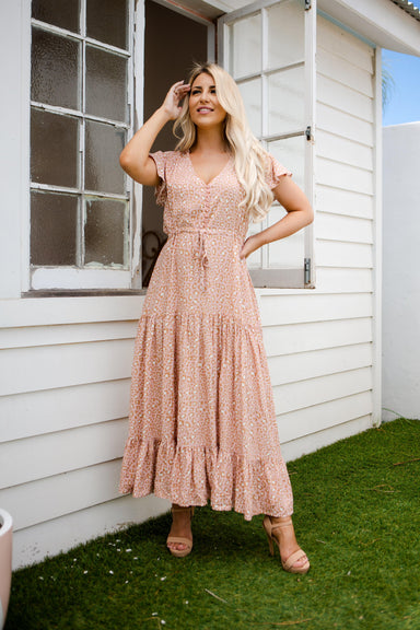 The Cora Maxi - Pastel Leopard - Sparrow & Finch Boutique