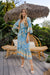 The Ida Dress - Amazon Blue - Sparrow & Finch Boutique