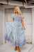 The Ember Dress - Paisely Blue - Sparrow & Finch Boutique