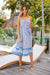 The Yvette Dress - Ocean Blue - Sparrow & Finch Boutique