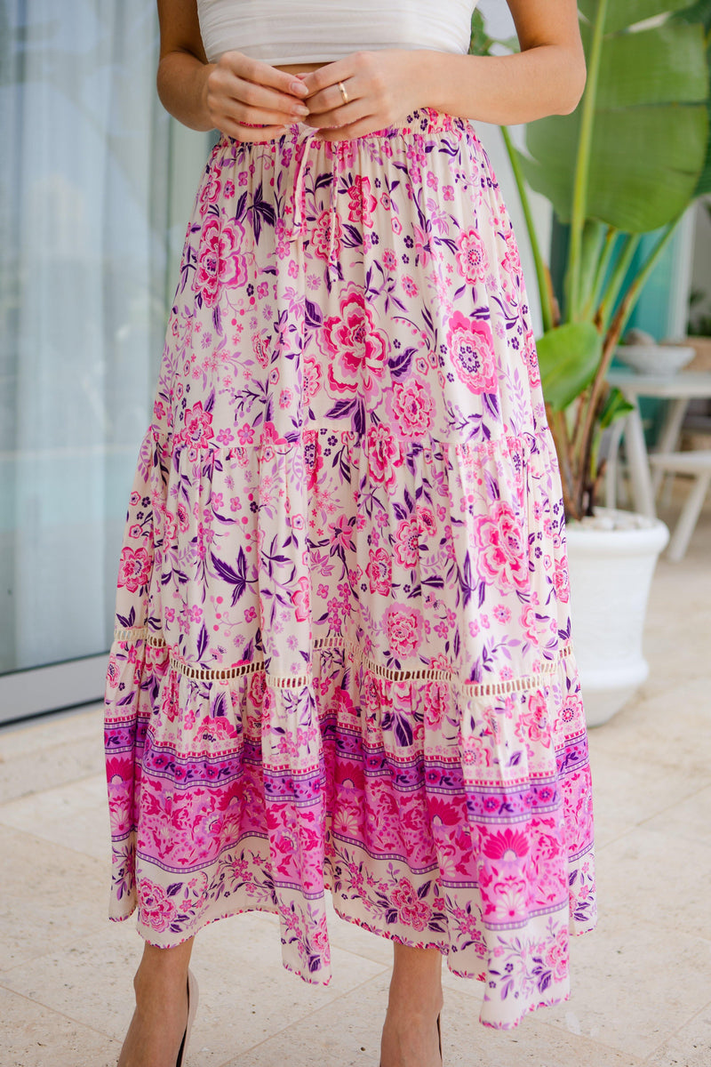 The Milly Skirt - Pink Paradise — Sparrow & Finch Boutique