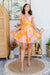 The Shaniya Wrap Dress -  Sunset - Sparrow & Finch Boutique