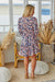 The Lola Dress  - Navy Floral - Sparrow & Finch Boutique