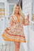 The Lola Dress  - Orange Indiana - Sparrow & Finch Boutique