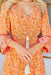 The Arya Dress  - Sunset Orange - Sparrow & Finch Boutique