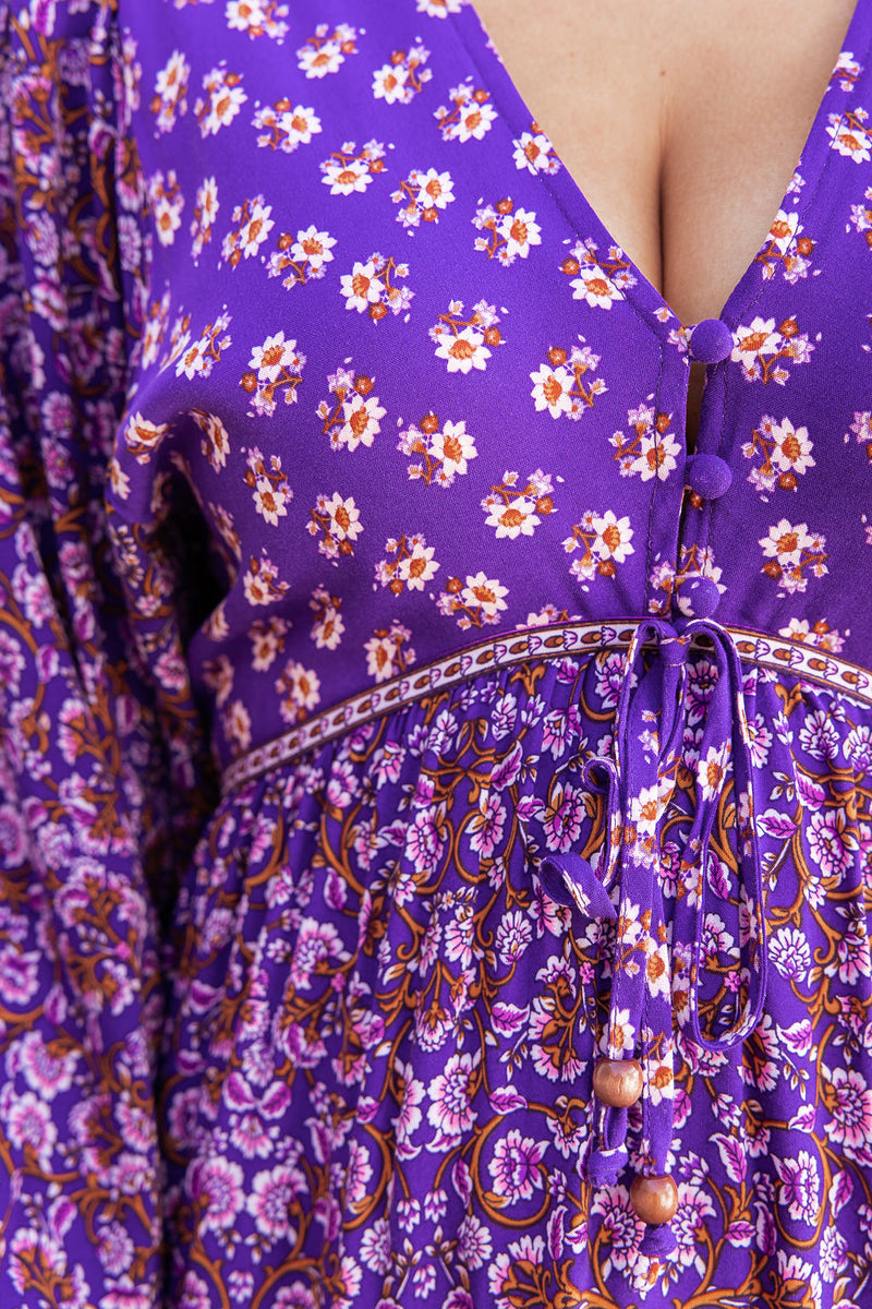 The Veda Dress - Ultraviolet