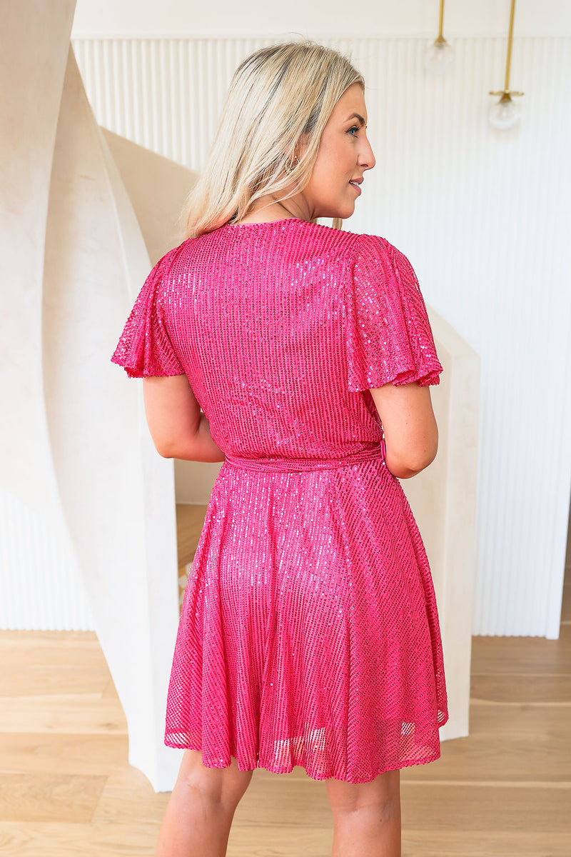 The Cabaret Dress - Pink Diamond