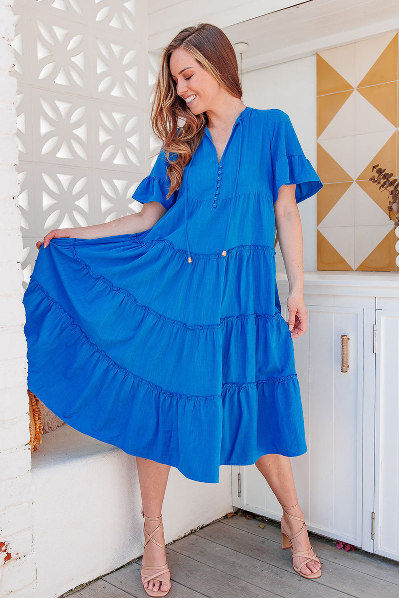 The Elyse Dress - Blue Lapis