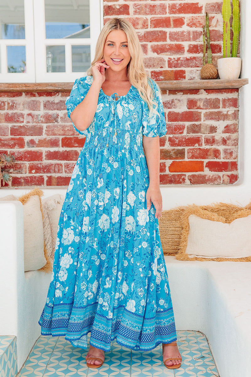The Kehlani Dress - Blue Belvedere