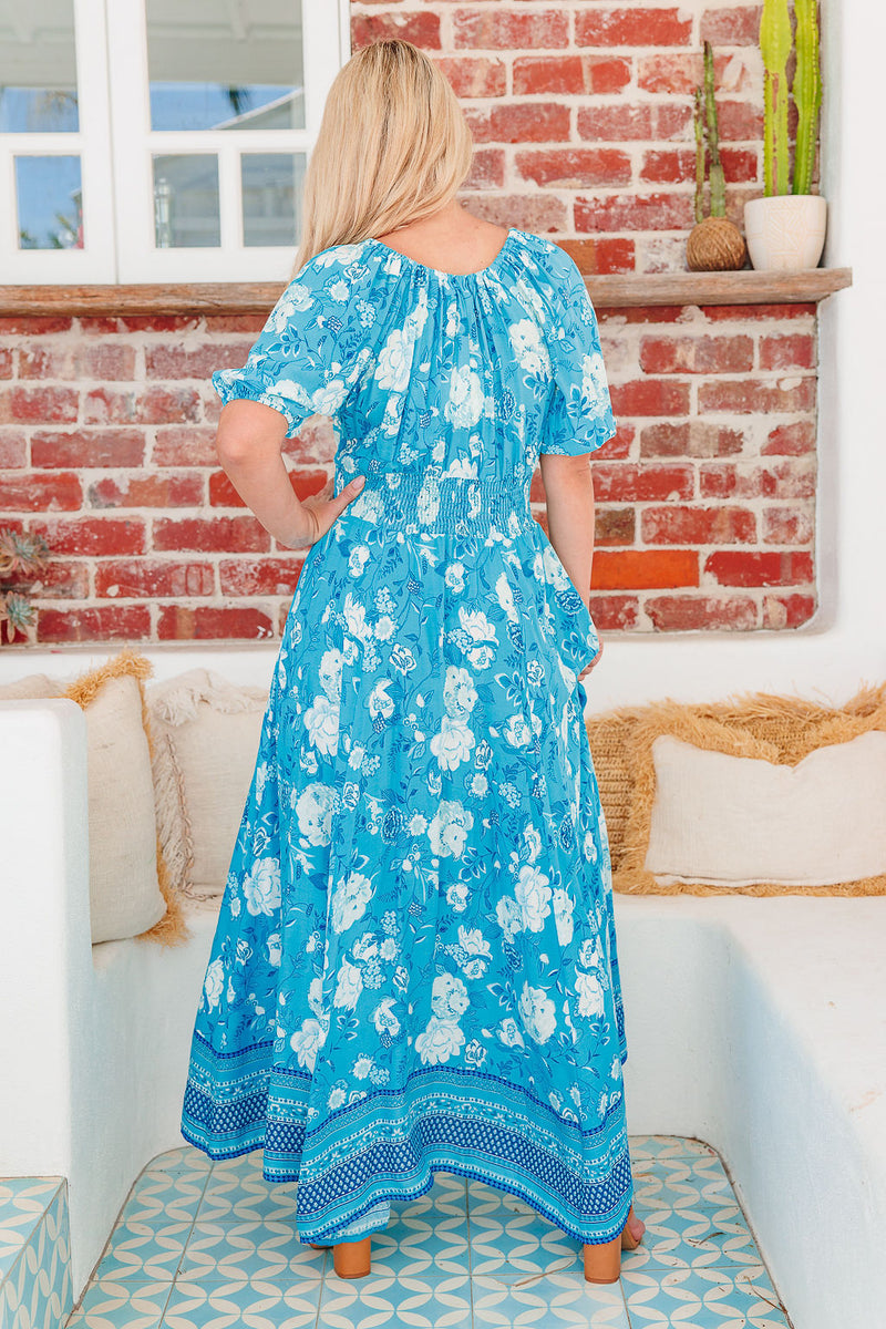The Kehlani Dress - Blue Belvedere