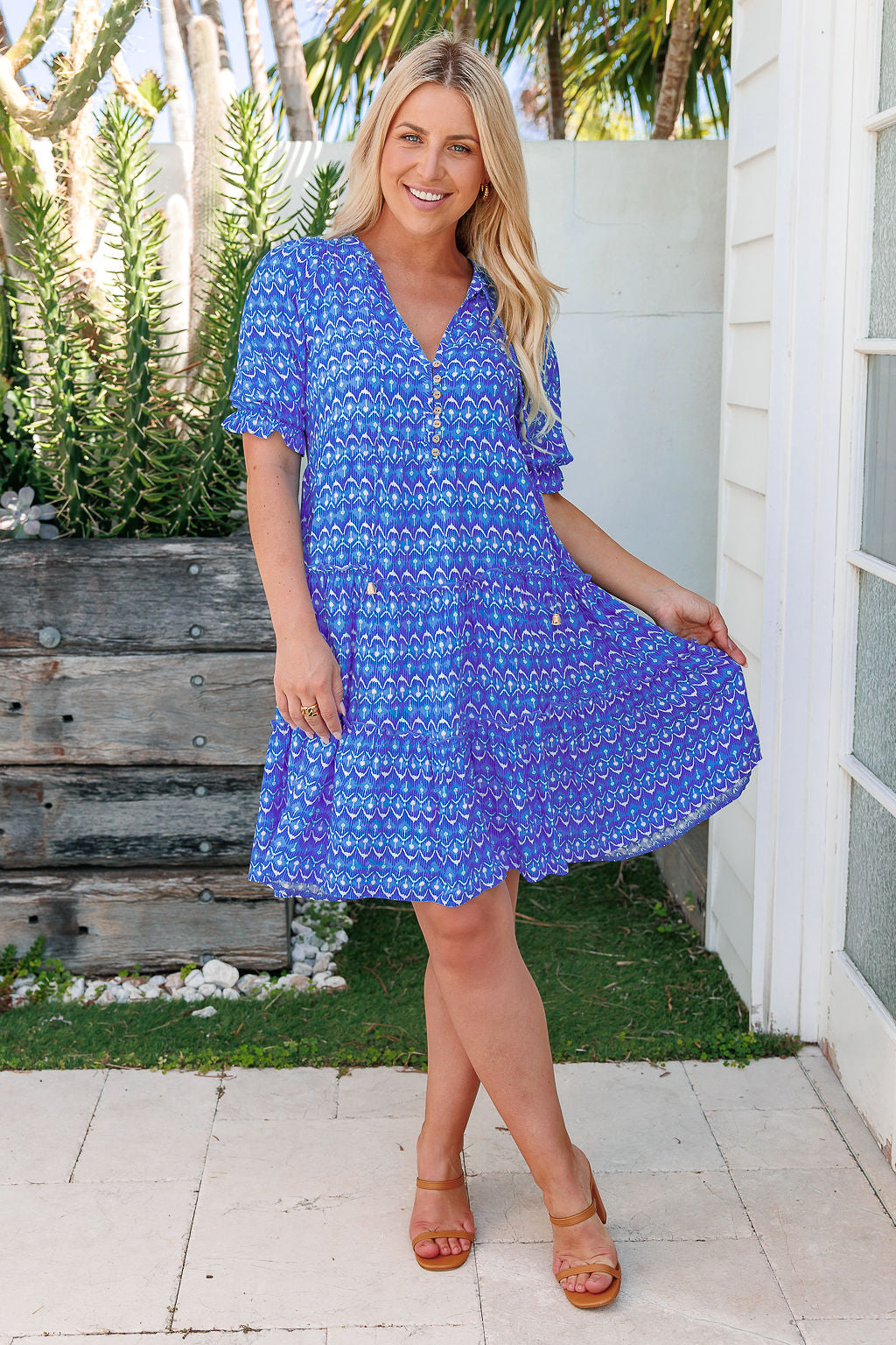The Saturn Dress - Sensational Blue — Sparrow & Finch Boutique