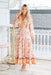 The Evie Dress  - Orange Indiana - Sparrow & Finch Boutique