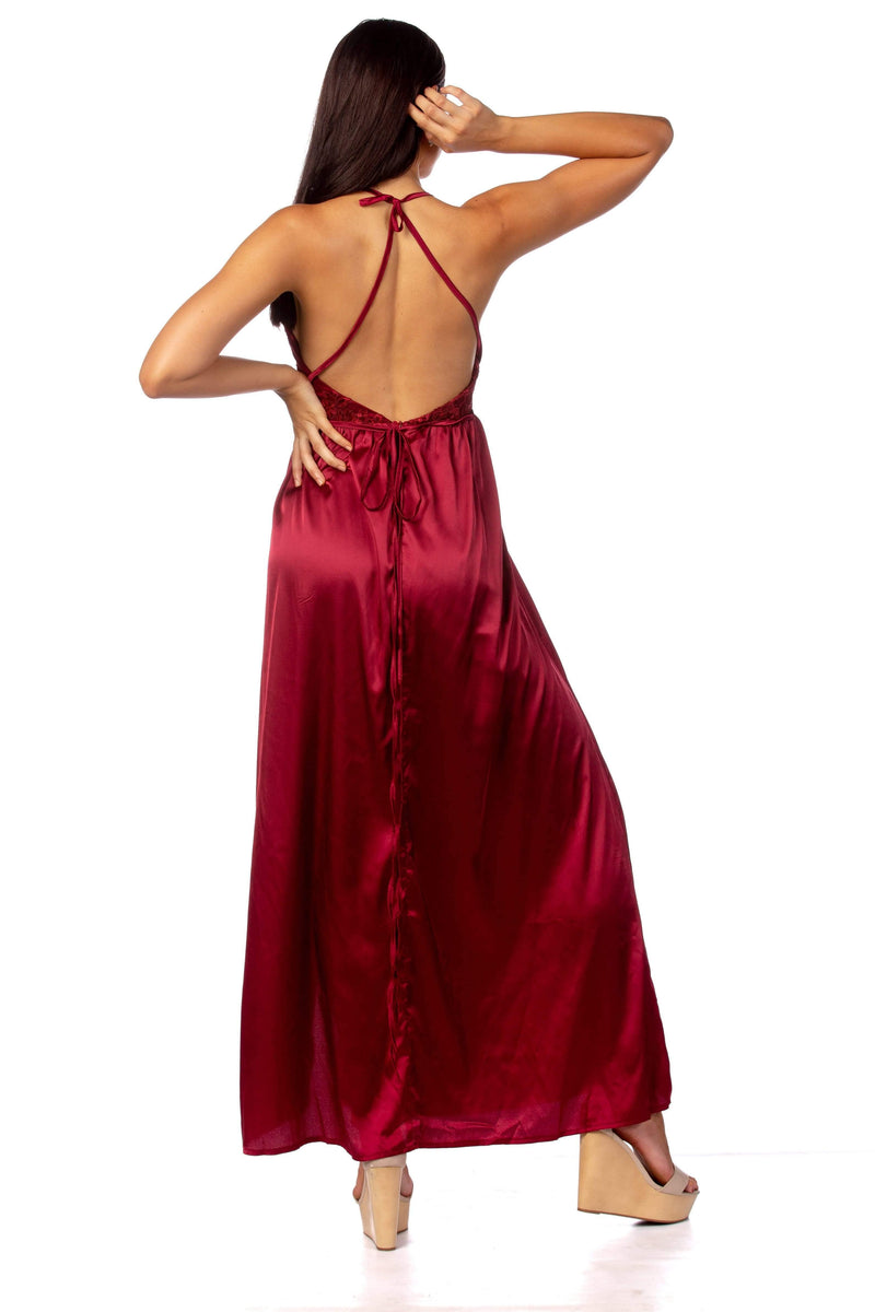 Sultry Wine Formal Dress