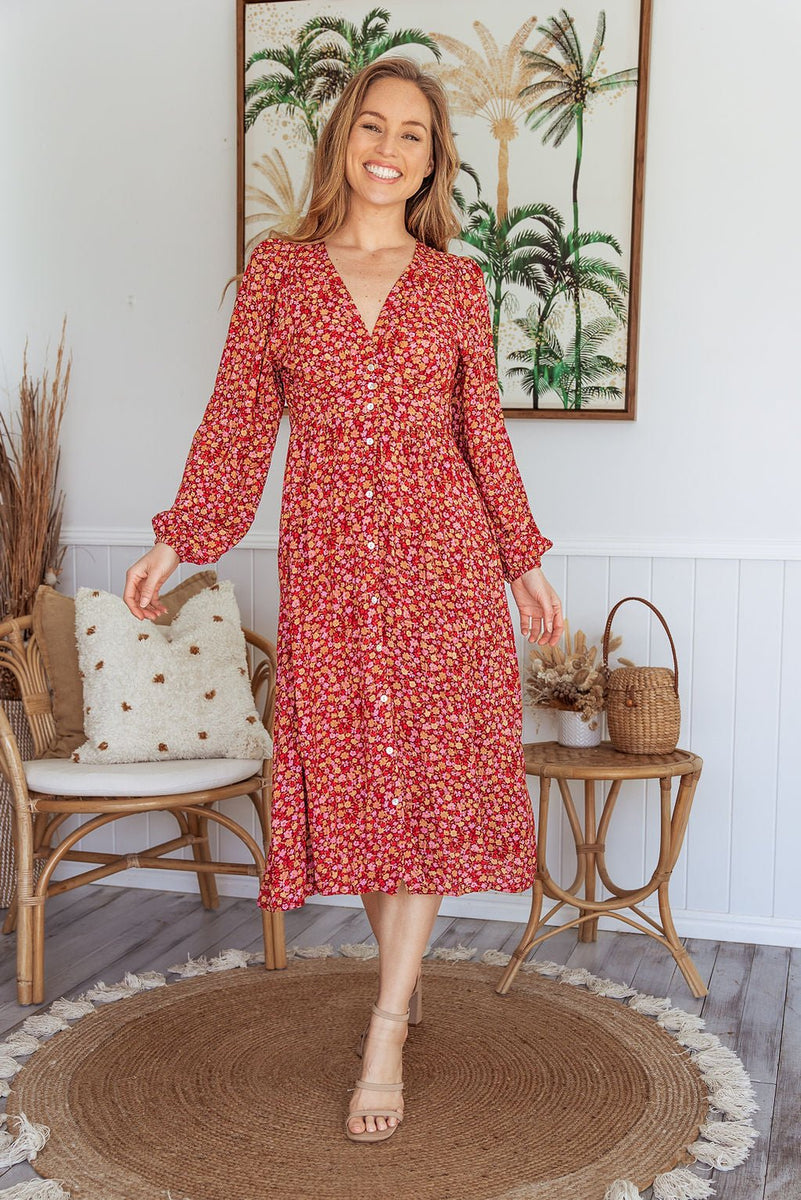 The Eternity Dress - Ruby Garden