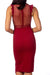Soho Wine Dress - Sparrow & Finch Boutique