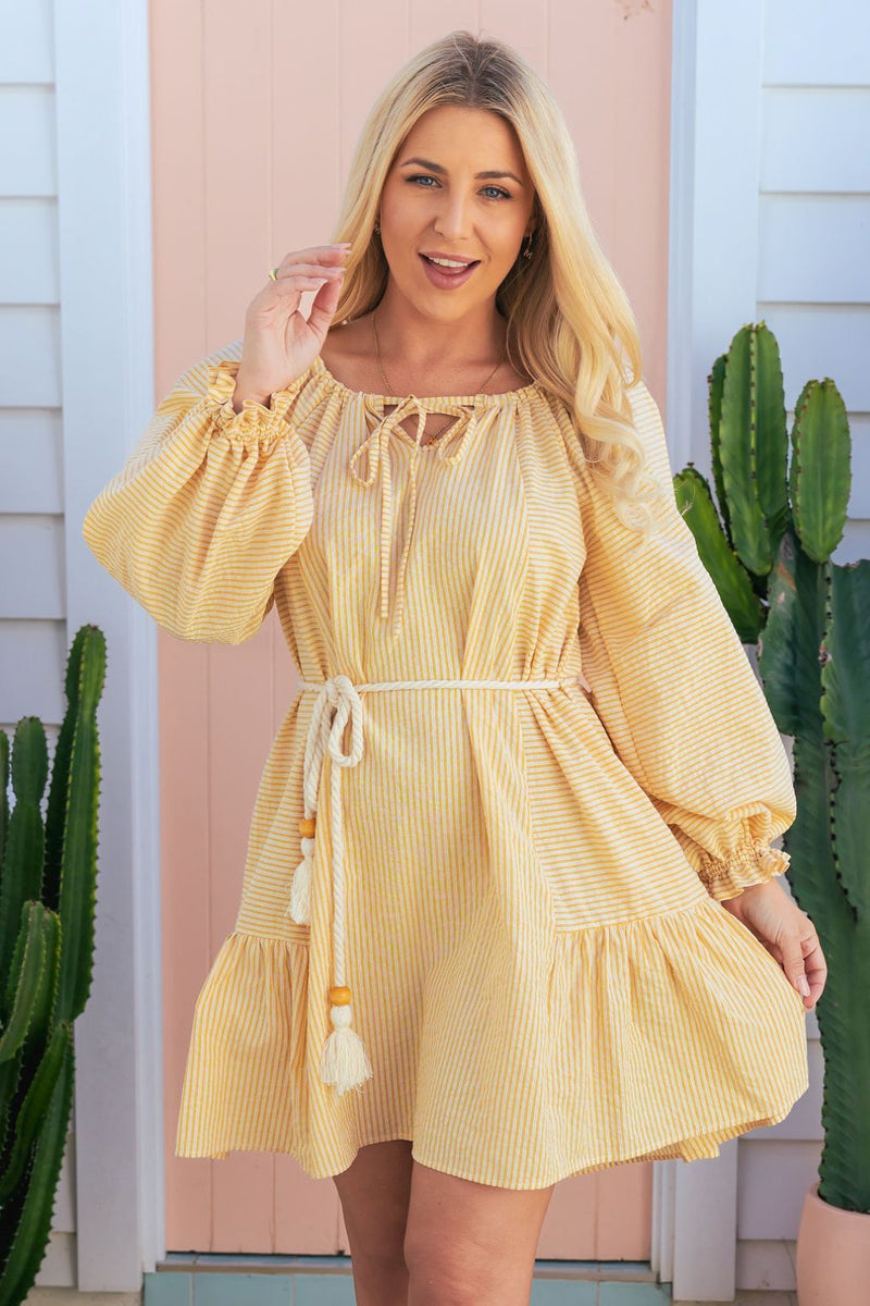 The Afterglow Dress - Golden Aura