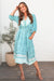 The Alexa Dress - Paisley Sky - Sparrow & Finch Boutique