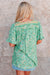 The Amaya Top - Woodland Green - Sparrow & Finch Boutique